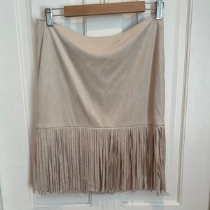 Flash Woman NWT sand colored skirt